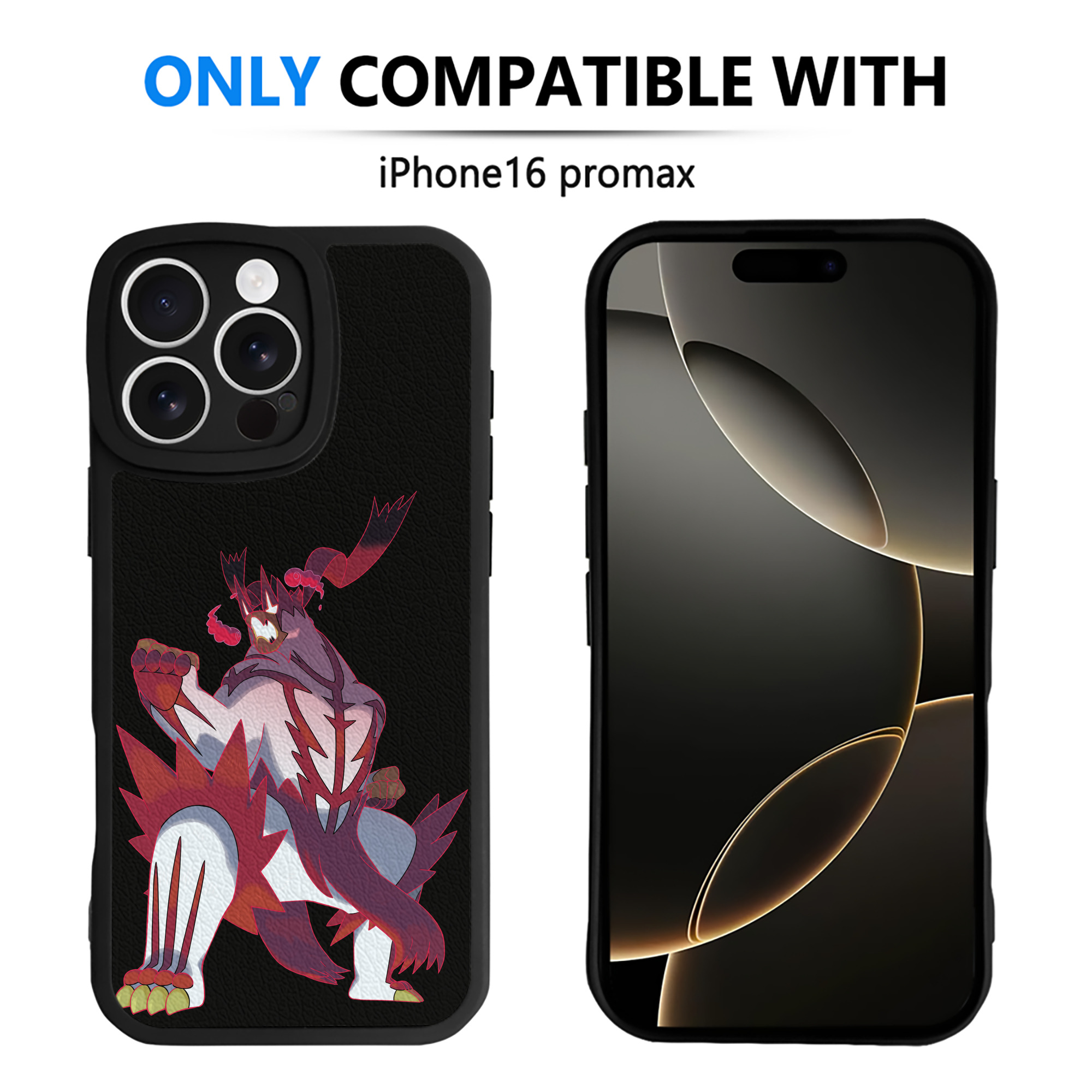（画像用） ポケットモンスター Pokémon 【iPhone 16シリーズ対応】シリコンスマホケース（レザー調） 材質：シリコン